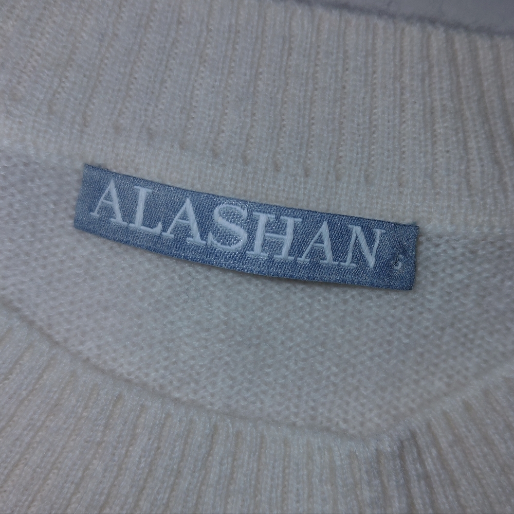 Alashan 100% Cashmere Pickleball Sweater‎ Women's Size Small Preppy Lightweight - Picture 7 of 7